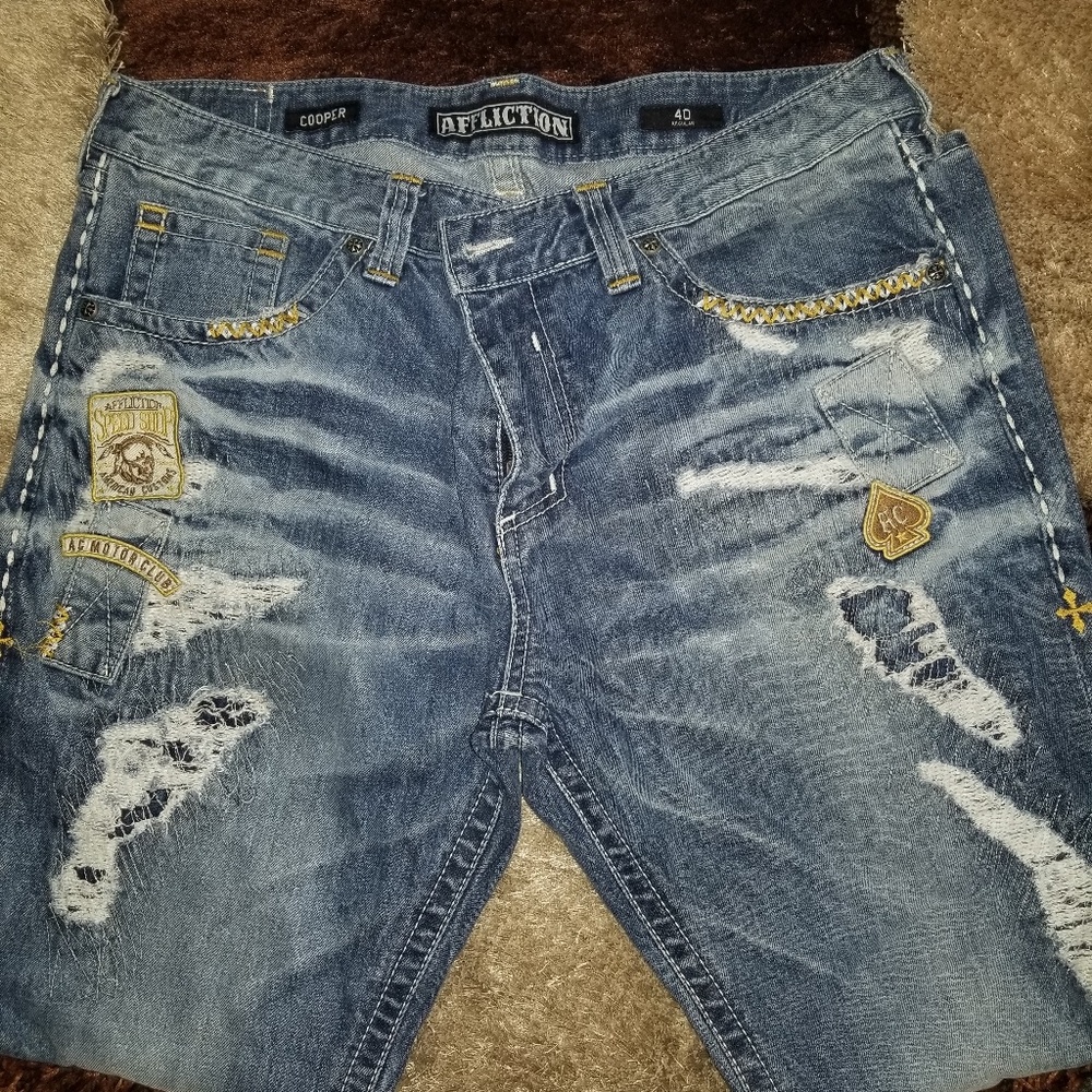 Mens sz 40x32 Affliction jeans.